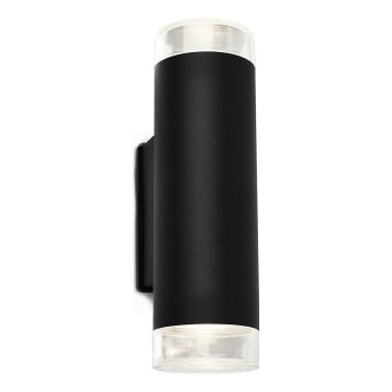 Brilo - LED Outdoor wall light 2xGU10/4,7W/230V IP44 4000K black