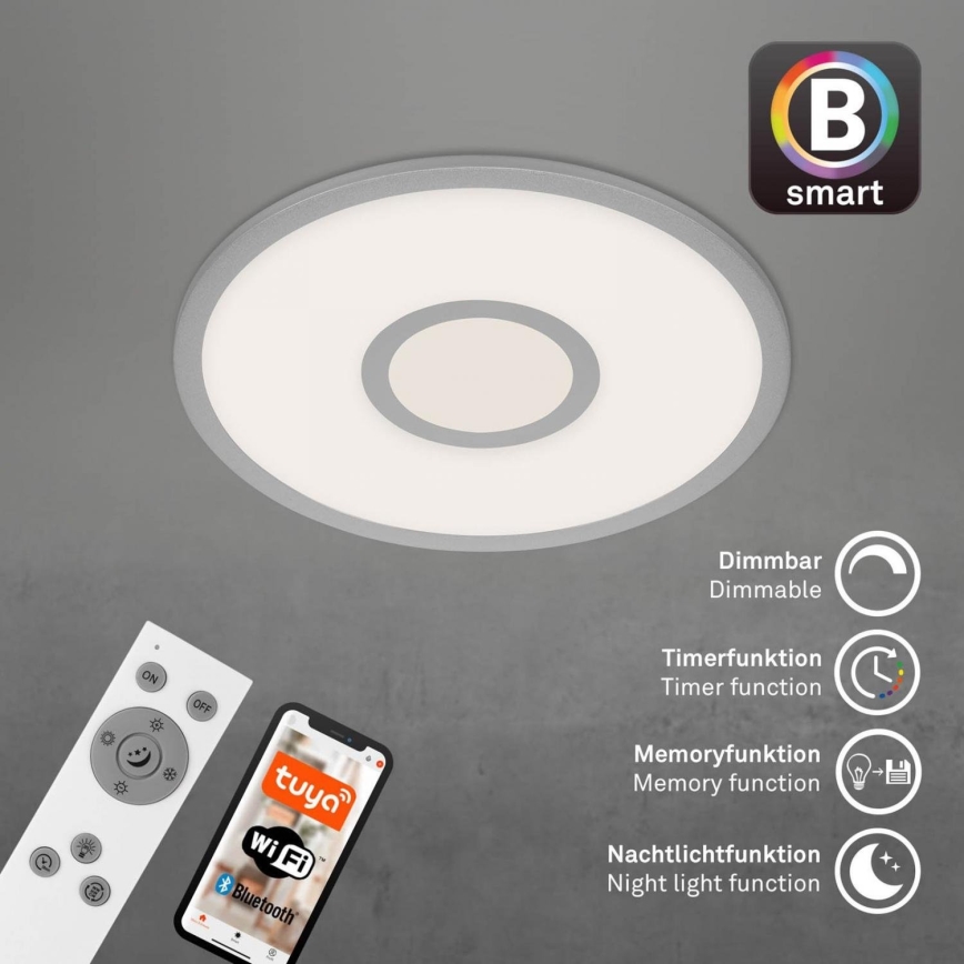Brilo - LED RGB Dimmable ceiling light CENTRO LED/24W/230V 2700-6500K Wi-Fi Tuya + remote control