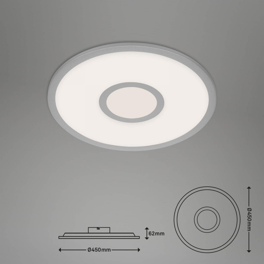 Brilo - LED RGB Dimmable ceiling light CENTRO LED/24W/230V 2700-6500K Wi-Fi Tuya + remote control
