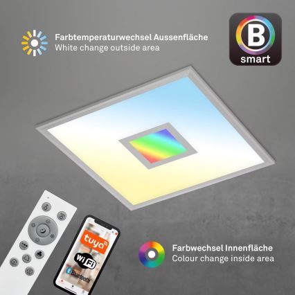 Brilo - LED RGB Dimmable ceiling light CENTRO LED/24W/230V 2700-6500K Wi-Fi Tuya + remote control
