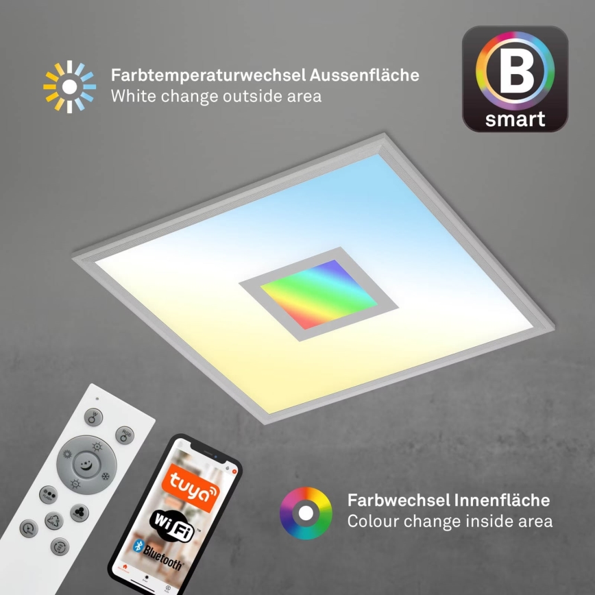 Brilo - LED RGB Dimmable ceiling light CENTRO LED/24W/230V 2700-6500K Wi-Fi Tuya + remote control
