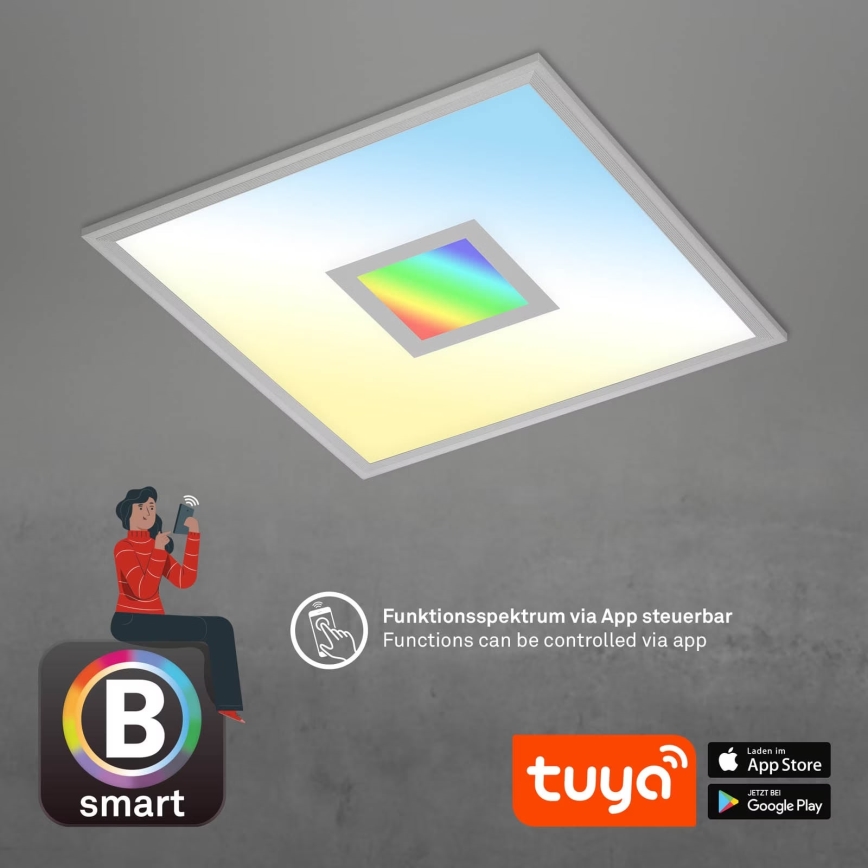 Brilo - LED RGB Dimmable ceiling light CENTRO LED/24W/230V 2700-6500K Wi-Fi Tuya + remote control