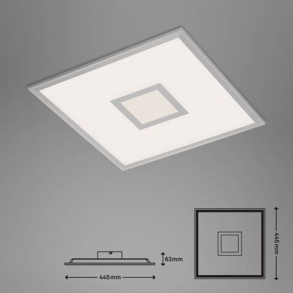 Brilo - LED RGB Dimmable ceiling light CENTRO LED/24W/230V 2700-6500K Wi-Fi Tuya + remote control