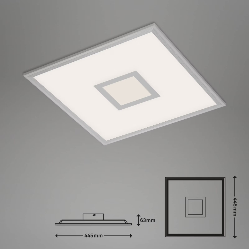 Brilo - LED RGB Dimmable ceiling light CENTRO LED/24W/230V 2700-6500K Wi-Fi Tuya + remote control