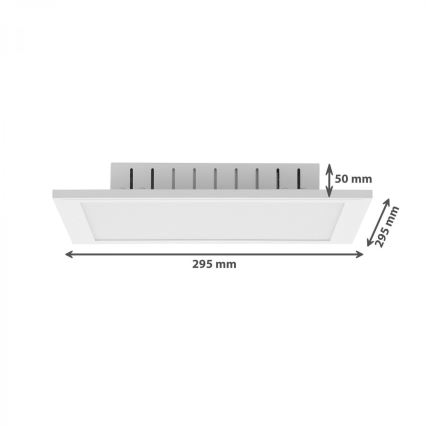 Brilo - LED RGB Dimmable ceiling light COLOUR LED/15W/230V 3000-6500K + remote control