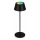 Brilo - LED RGB Dimmable Rechargeable Touch Outdoor Table Lamp KIKI LED/2.6W/5V IP44 2600 mAh Black
