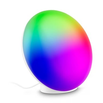Brilo - LED RGBIC Dimmable Table Lamp TARA LED/6W/230V 3000-6500K White + Remote Control