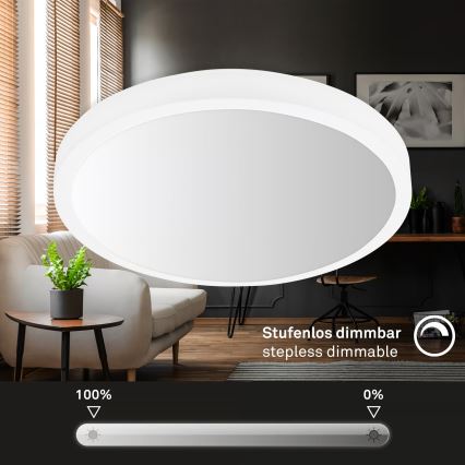 Brilo - Dimmable LED RGBW Ceiling Light LED/20W/230V 2200–6500K Tuya Wi‑Fi Ø 27 cm