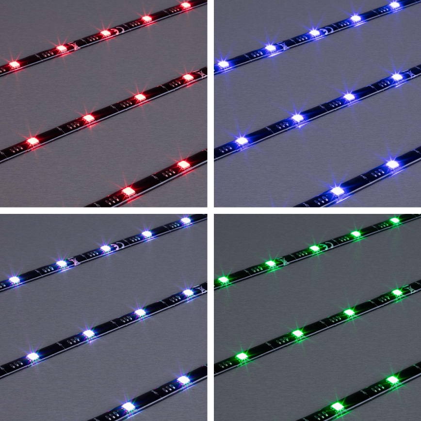 Brilo - LED RGBW Dimmable strip d. TV 3m LED/2,5W/USB + remote control