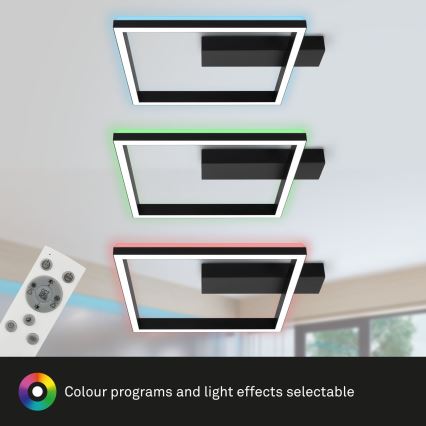 Brilo - LED RGBW Dimmable surface-mounted chandelier FRAME LED/18W/230V 2700-6500K + remote control