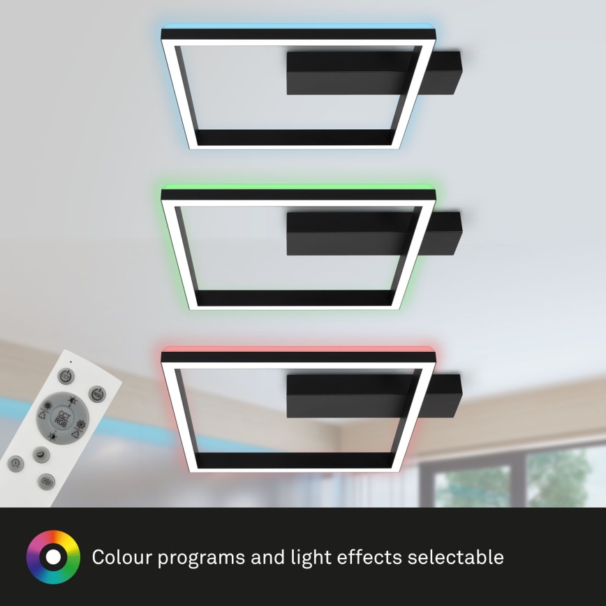 Brilo - LED RGBW Dimmable surface-mounted chandelier FRAME LED/18W/230V 2700-6500K + remote control