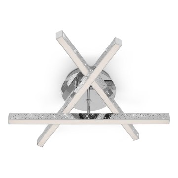 Brilo - LED Surface-mounted chandelier REY 3xLED/5W/230V shiny chrome