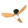 Brilo - LUFITO Dimmable LED Ceiling Fan LED/15W/230V 3000/4000/6000K Beige + Remote Control