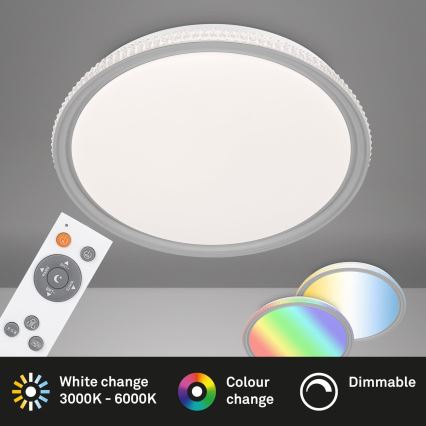 Brilo - RGB LED Dimmable Ceiling Light LED/40W/230V 3000-6500K + Remote Control