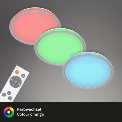 Brilo - RGB LED Dimmable Ceiling Light LED/40W/230V 3000-6500K + Remote Control
