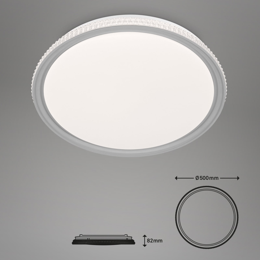 Brilo - RGB LED Dimmable Ceiling Light LED/40W/230V 3000-6500K + Remote Control