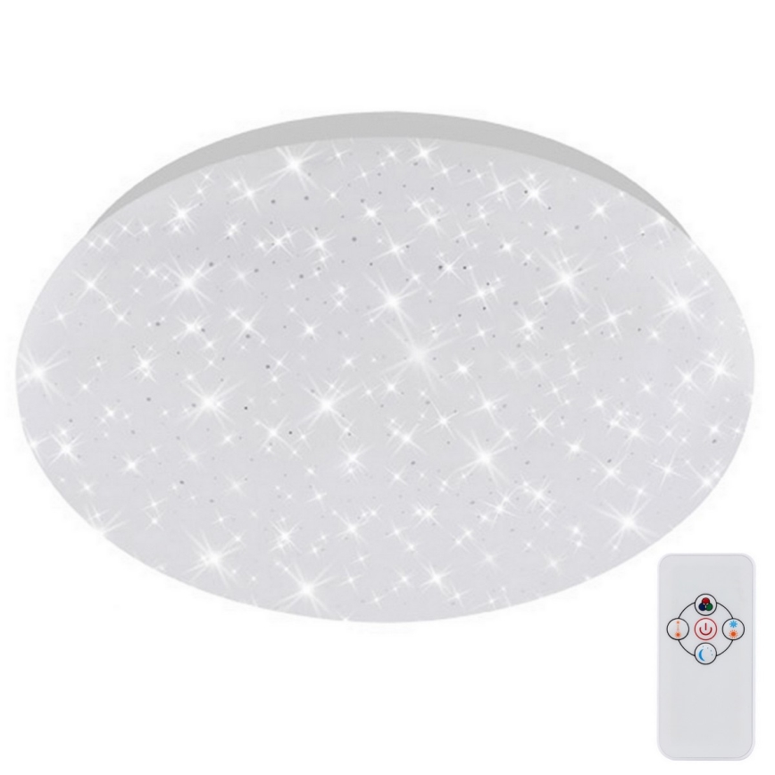 Brilo - RGBW Dimmable ceiling light STARRY SKY LED/10W/230V + remote control