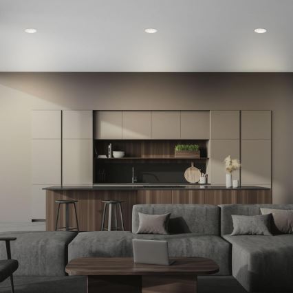 Brilo - SET 3x Bathroom recessed light 1xGU10/9W/230V IP23 white