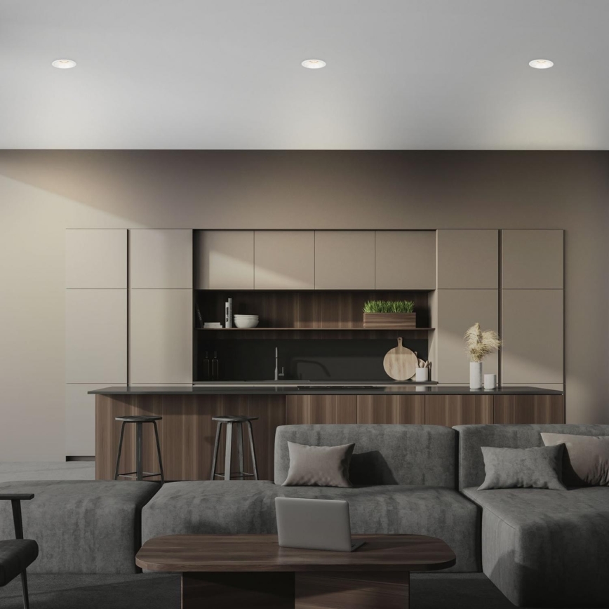 Brilo - SET 3x Bathroom recessed light 1xGU10/9W/230V IP23 white