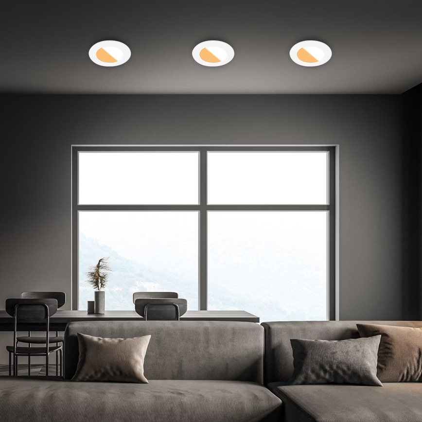 Brilo - SET 3x LED Bathroom recessed light LED/4W/230V IP44 3000/4000K white