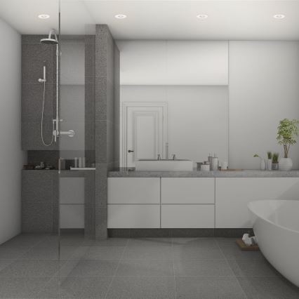 Brilo - SET 4x LED Bathroom recessed light LED/4,9W/230V IP44 white