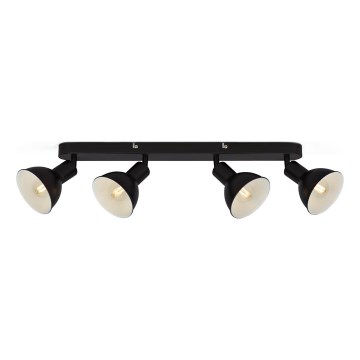 Brilo - Spotlight RETRO 4xE14/25W/230V black