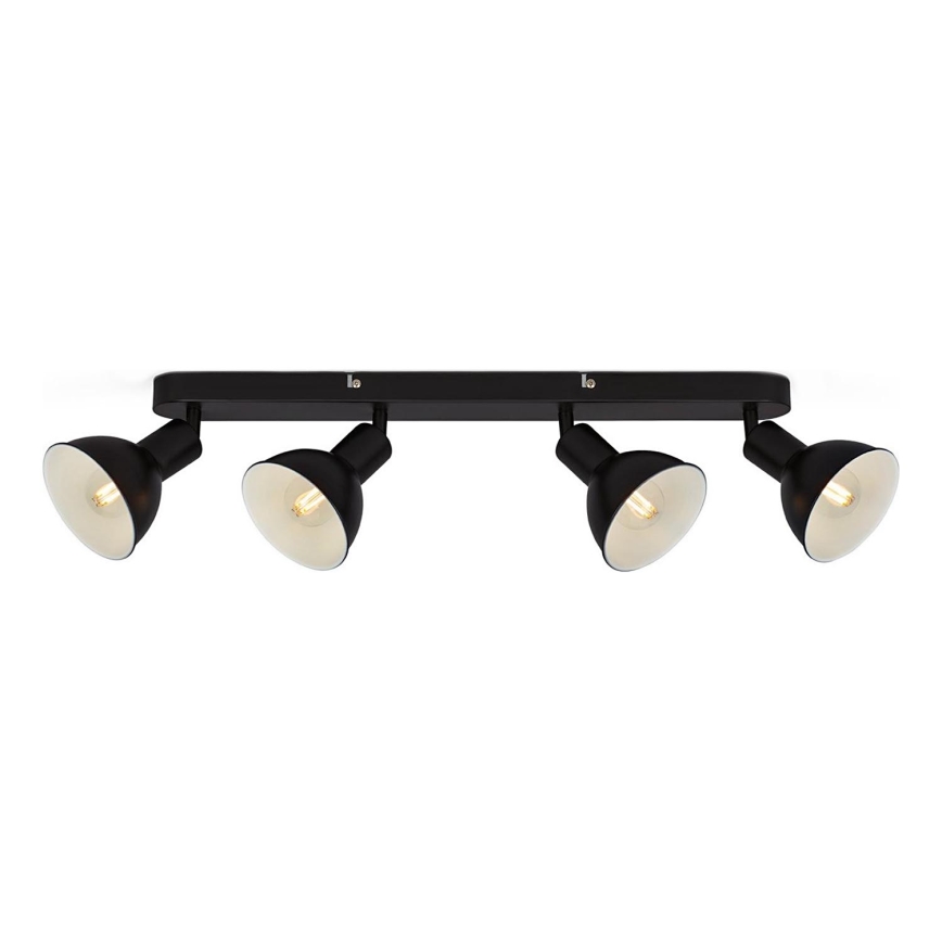 Brilo - Spotlight RETRO 4xE14/25W/230V black