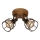 Brilo - Spotlight VINTAGE 2xE27/25W/230V brown