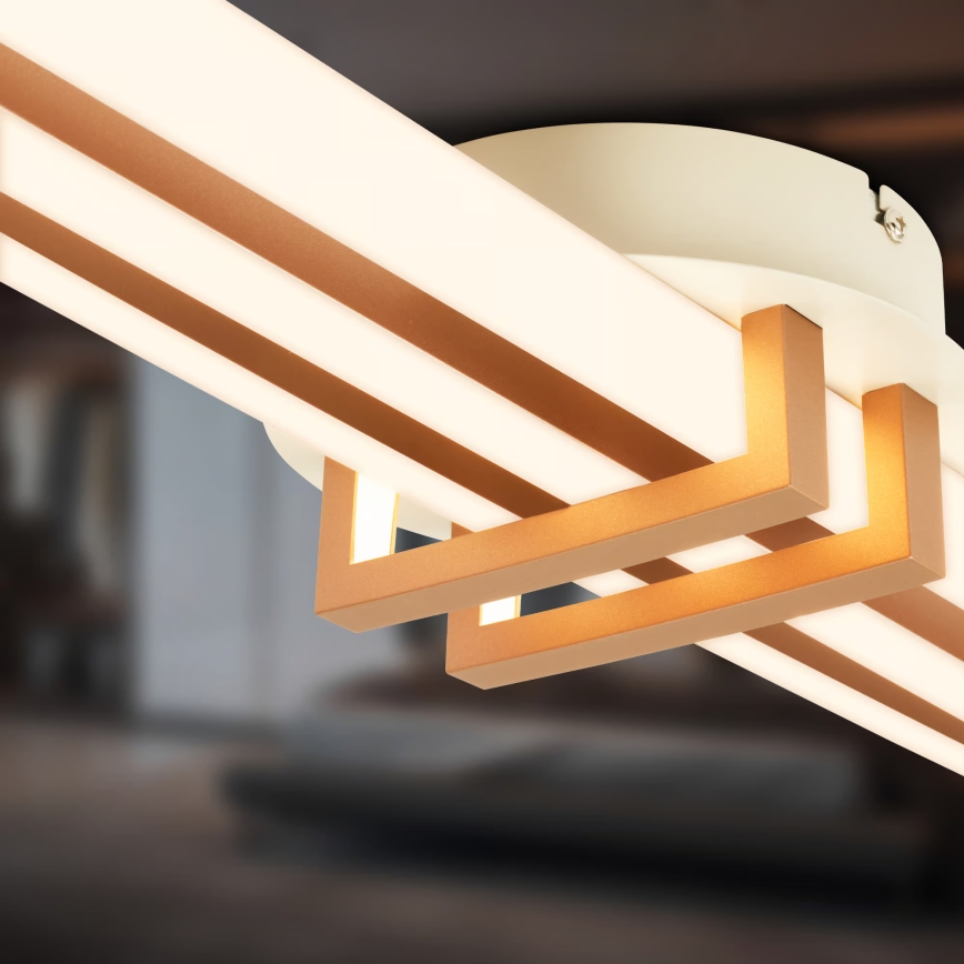 Brilo - TINKA LED Ceiling Light LED/30W/230V 3000K Copper