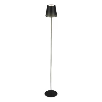 Briloner 1438015 - KIKI Dimmable LED Floor Lamp, 4.3W/5V, IP44, 2600 mAh, Black