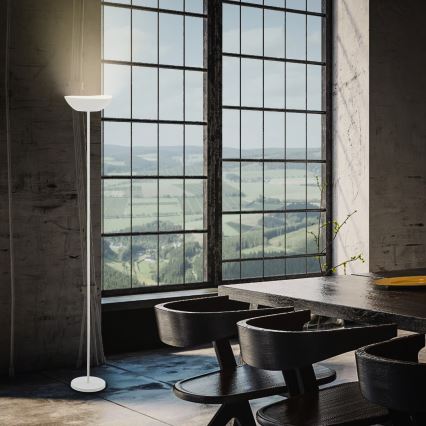 Briloner 1500016 - ESTATE Dimmable LED Floor Lamp, 8W (5V), 4000 mAh, White