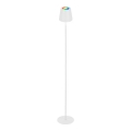 Briloner 1507016 - KIKI LED Dimmable Floor Lamp LED/4.3W/5V IP44 2600 mAh White