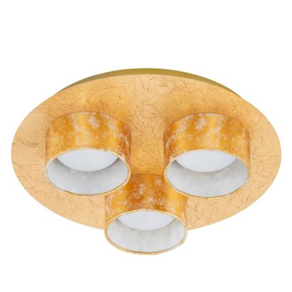Briloner 2038-037 - LED Ceiling light PRO 3xLED/5W/230V golden