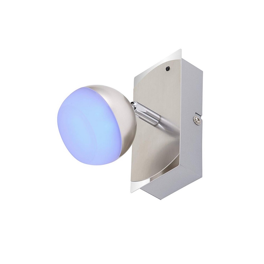 Briloner 2040-012 - LED RGB Dimmable spotlight 1xLED/3,3W/230V + remote control