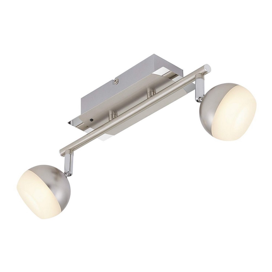 Briloner 2040-022 - LED RGB Dimmable spotlight 2xLED/3,3W/230V + remote control