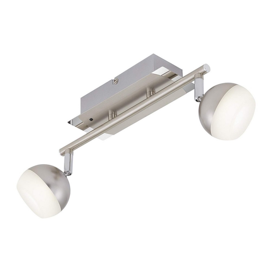 Briloner 2040-022 - LED RGB Dimmable spotlight 2xLED/3,3W/230V + remote control