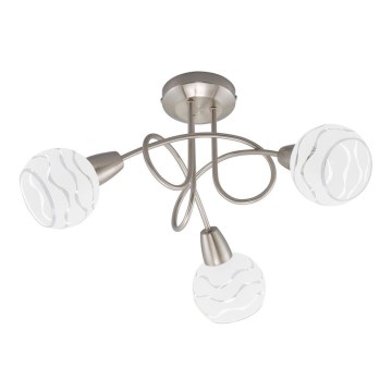 Briloner 2046-032 - Surface-mounted chandelier VIOLA 3xE14/40W/230V