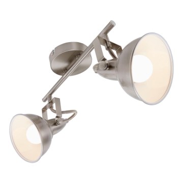 Briloner 2049-022 - Spotlight SOFT 2xE14/40W/230V matte chrome