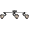 Briloner 2049-034 - Spotlight RETRO 3xE14/40W/230V grey