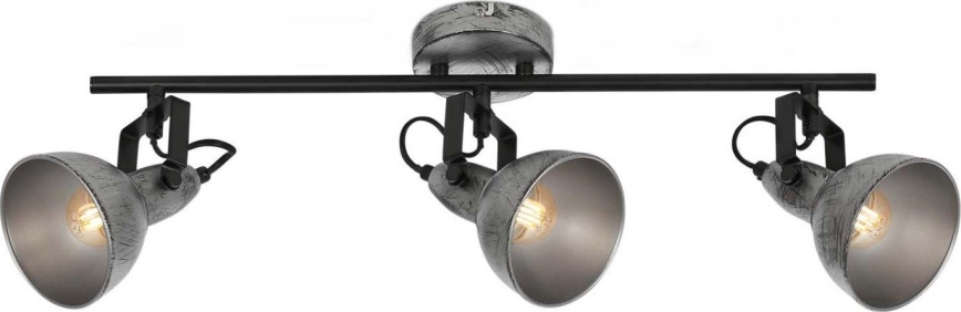 Briloner 2049-034 - Spotlight RETRO 3xE14/40W/230V grey