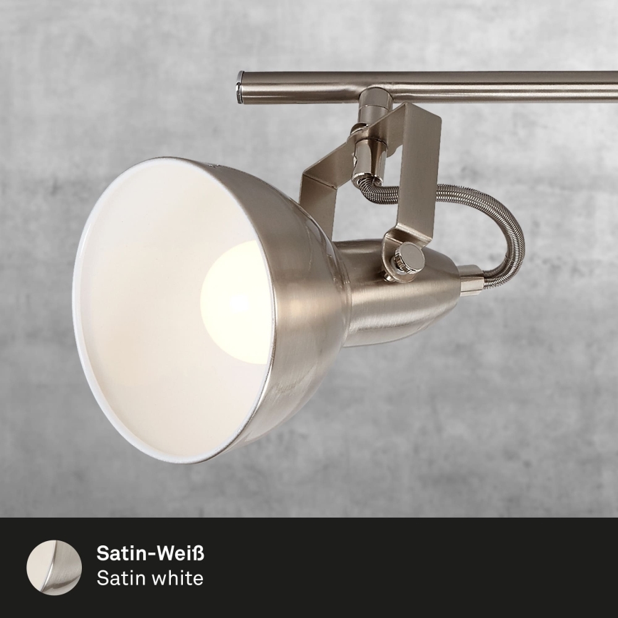 Briloner 2049-042 - Spotlight 4xE14/40W/230V, silver