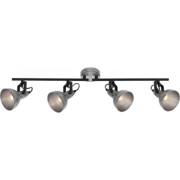 Briloner 2049-044 - Spotlight RETRO 4xE14/40W/230V grey
