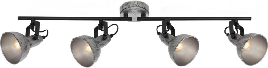 Briloner 2049-044 - Spotlight RETRO 4xE14/40W/230V grey