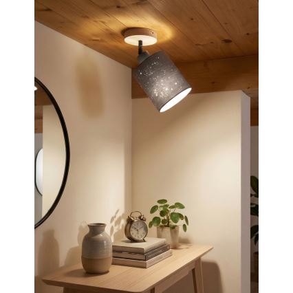 Briloner 2078-011 - Wall spotlight SPOTLIGHT 1xE27/25W/230V beige