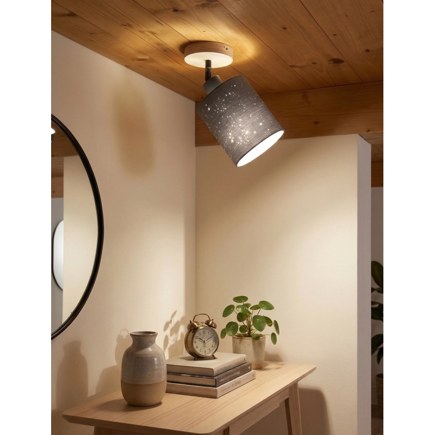 Briloner 2078-011 - Wall spotlight SPOTLIGHT 1xE27/25W/230V beige