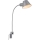 Briloner 2079-014 - Flexible wall lamp 1xE27/10W/230V silver