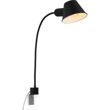 Briloner 2079-015 - Wall flexible lamp 1xE27/10W/230V black