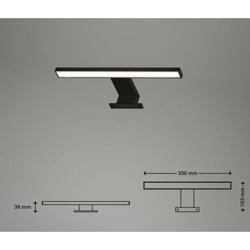 Briloner 2104-015 - LED Bathroom mirror lighting DUN LED/5W/230V 30 cm IP44
