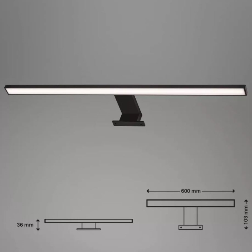 Briloner 2104-115 - LED Bathroom mirror lighting DUN LED/8W/230V 60 cm IP44