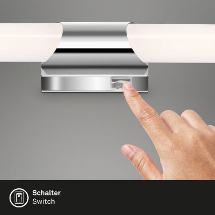 Briloner 2111-018 - LED Bathroom wall light SPLASH LED/6,5W/230V IP44